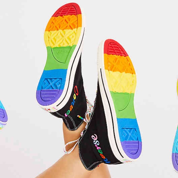 pride high top converse